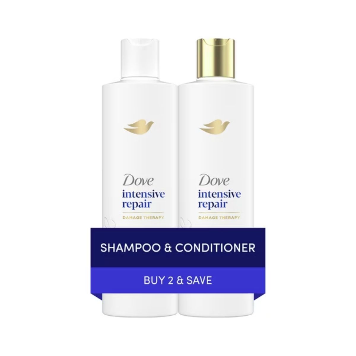 Dove Intensive Repair Shampoo & Conditioner Set, 12 fl oz 2 count