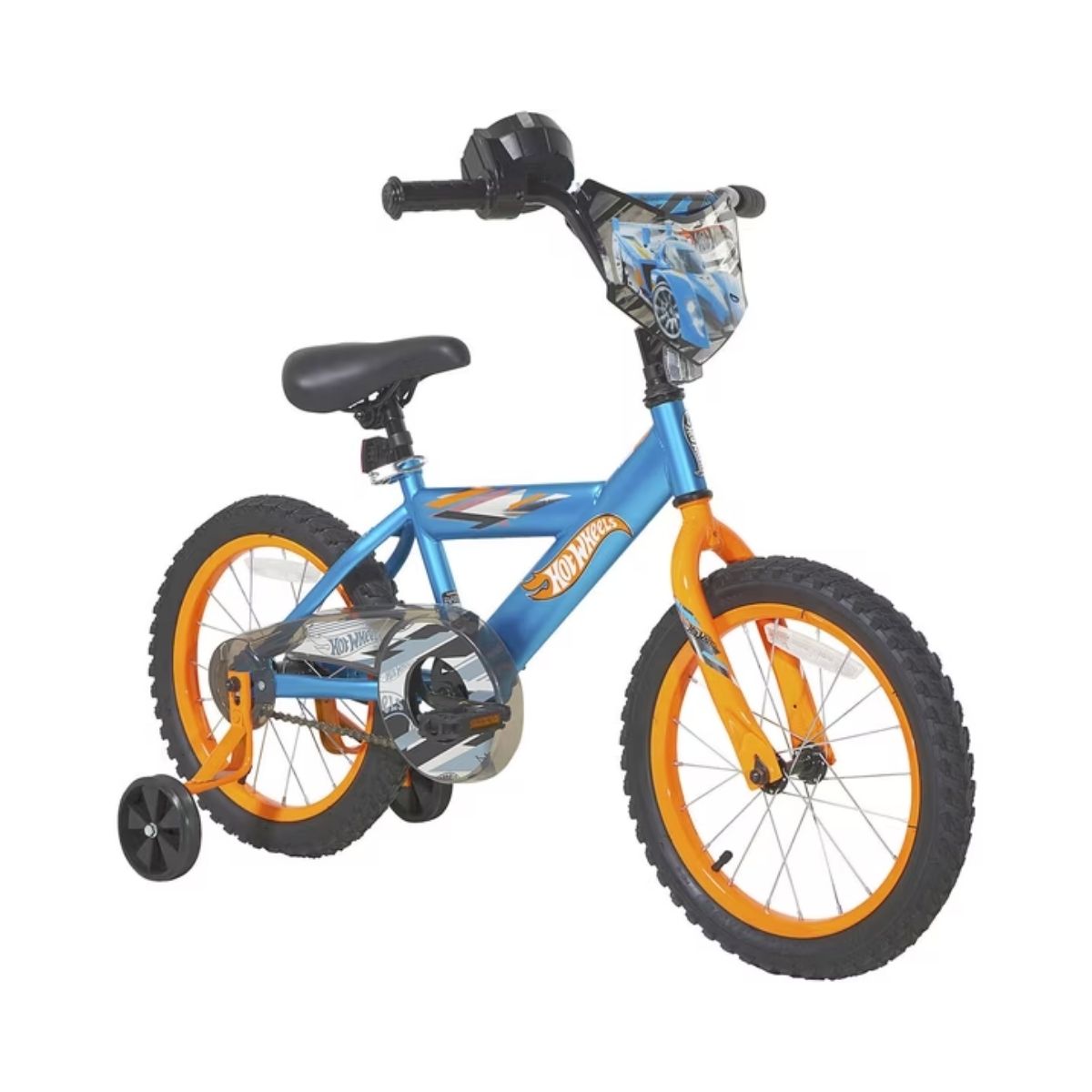 Dynacraft Hot Wheels Boys 16-Inch BMX Bike for Ages 5-7, Blue