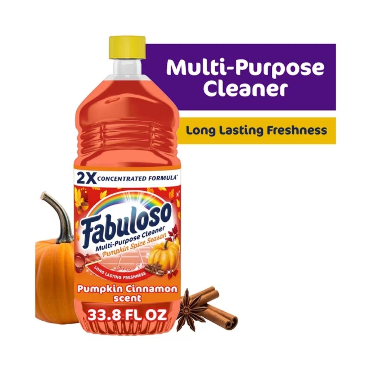 Fabuloso 2X Limited Edition Pumpkin Spice Season Multi-Purpose Cleaner, 33.8 fl oz