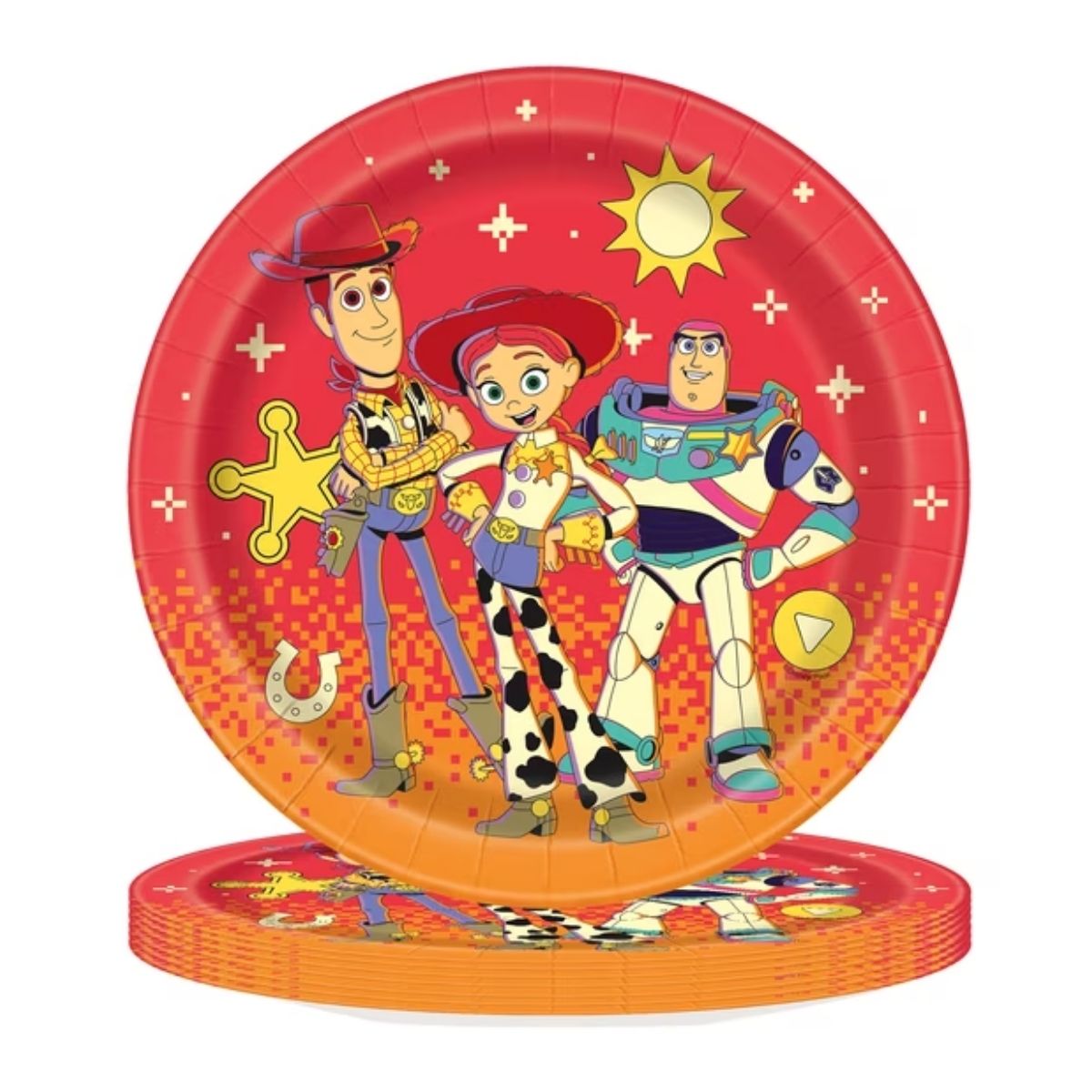 Toy Story 8 Count 8.5IN Multicolor Dinner Paper Plates