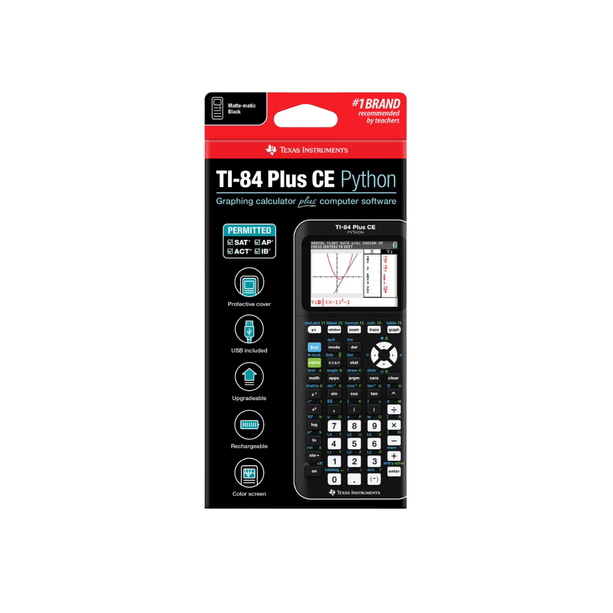 TI-84 Plus CE Python Graphing Calculator