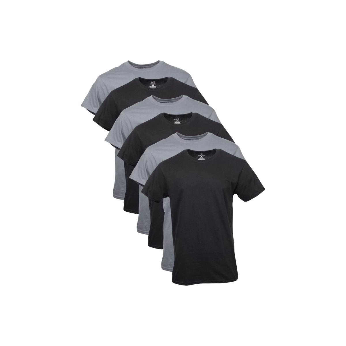 George Men's Assorted Crew T-Shirts, 6-Pack
